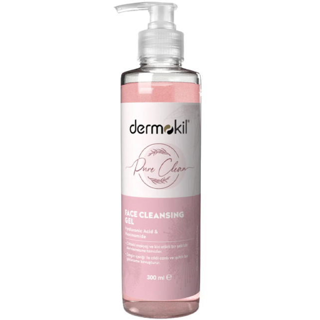 Dermokil Pure Clean Face Cleansing - Yüz Temizleme Jeli 300ml - 1