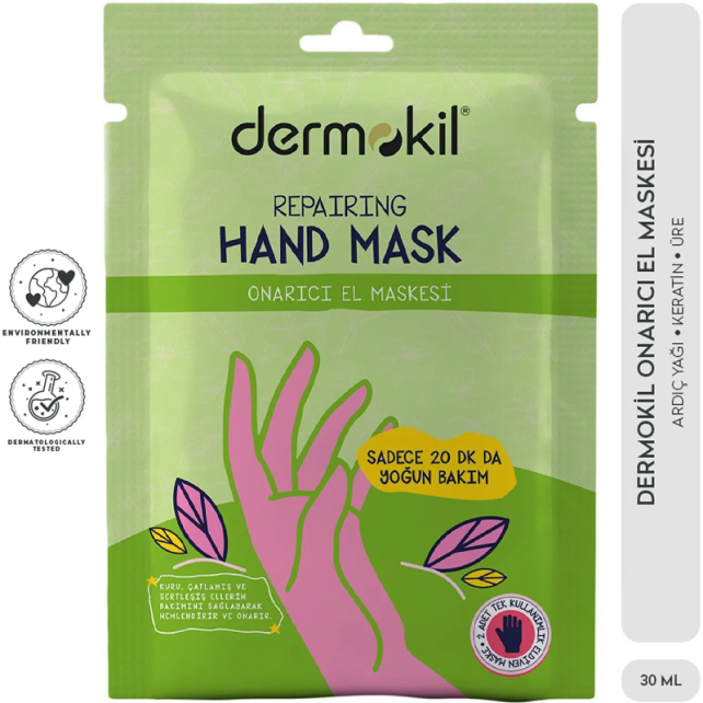 Dermokil Repairing Hand Mask - Onarıcı Etkili El Maskesi 30ml - 2