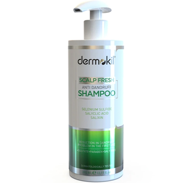 Dermokil Saclp Fresh Anti Dandruff Shampoo - Kepek Karşıtı Şampuan 390ml - 1