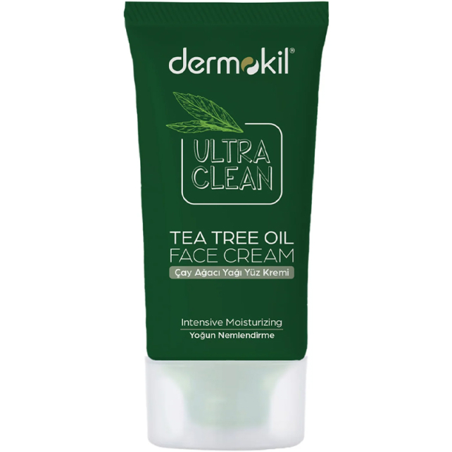 Dermokil Ultra Clean Tea Tree Oil Face Cream - Nemlendirici Bakım Kremi 50ml - 1