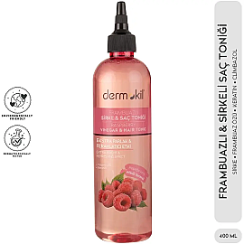 Dermokil Vinegar Hair Tonic - Frambuazlı Sirkeli Saç Toniği 400ml - 2