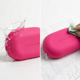 Dermokozmetika Nova Kozmetik & Makyaj Silikon Çanta Seti - Pembe - 4