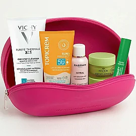 Dermokozmetika Nova Kozmetik & Makyaj Silikon Çanta Seti - Pembe - 2