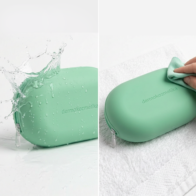 Dermokozmetika Oliva Kozmetik & Makyaj Çanta Seti - Yeşil - 4