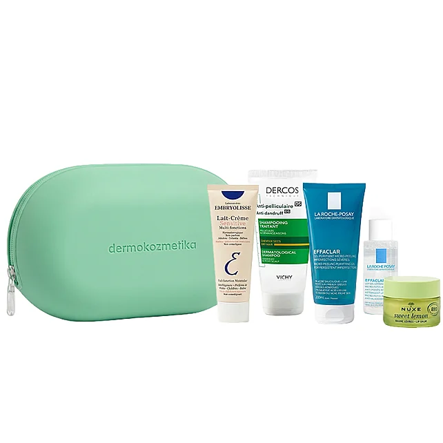 Dermokozmetika Oliva Kozmetik & Makyaj Silikon Çanta Seti - Yeşil - 1