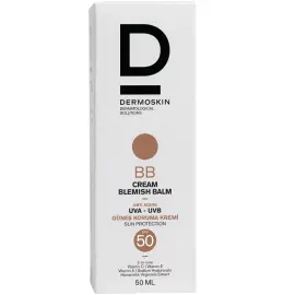 Dermosin BB Cream Blemish Balm SPF 50 - Güneş Koruyucu Renkli Nemlendirici 50ml - 5