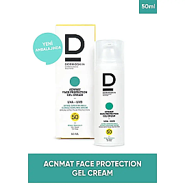 Dermoskin Acn Mat Face Protection Gel Cream SPF 50+ Güneş Kremi 50ml - 2