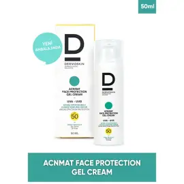 Dermoskin Acn Mat Face Protection Gel Cream SPF 50+ Güneş Kremi 50ml - 2