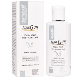 Dermoskin Acnegun Facial Wash - Yüz Yıkama Jeli 200ml - Dermoskin