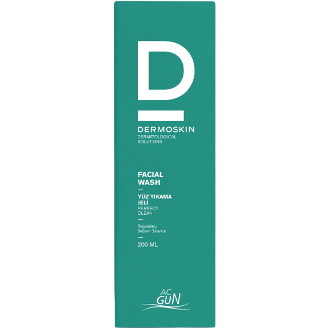 Dermoskin Acnegun Facial Wash - Yüz Yıkama Jeli 200ml - 3