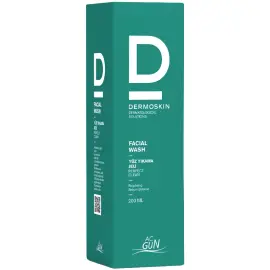Dermoskin Acnegun Facial Wash - Yüz Yıkama Jeli 200ml - 4