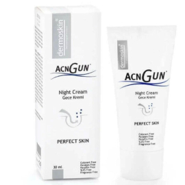 Dermoskin Acnegun Night Cream - Gece Kremi 30ml - Dermoskin