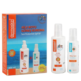 Dermoskin Aile Boyu Güneş Koruyucu Set - Dermoskin