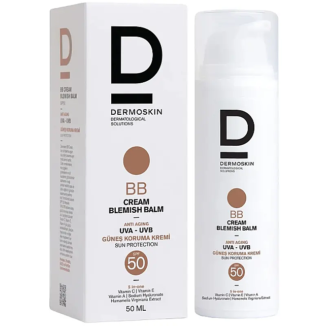 Dermoskin BB Cream Blemish Balm SPF 50 - Güneş Koruyucu Renkli Nemlendirici 50ml - 2