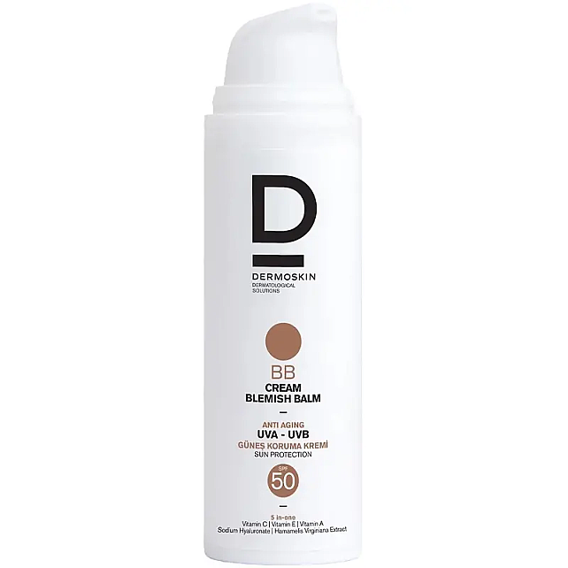 Dermoskin BB Cream Blemish Balm SPF 50 - Güneş Koruyucu Renkli Nemlendirici 50ml - 3
