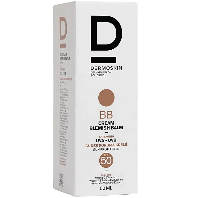 Dermoskin BB Cream Blemish Balm SPF 50 - Güneş Koruyucu Renkli Nemlendirici 50ml - 4