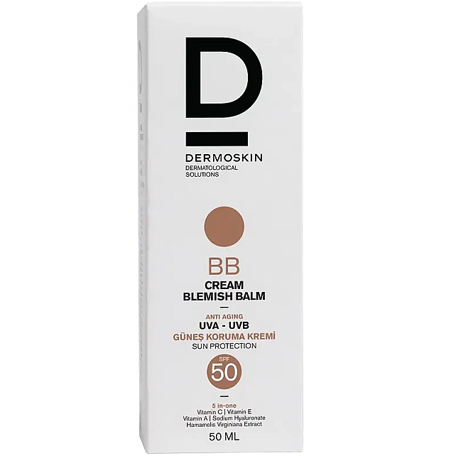 Dermoskin BB Cream Blemish Balm SPF 50 - Güneş Koruyucu Renkli Nemlendirici 50ml - 5