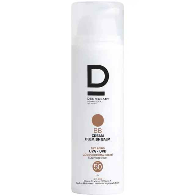Dermoskin BB Cream Blemish Balm SPF 50 - Güneş Koruyucu Renkli Nemlendirici 50ml - 1