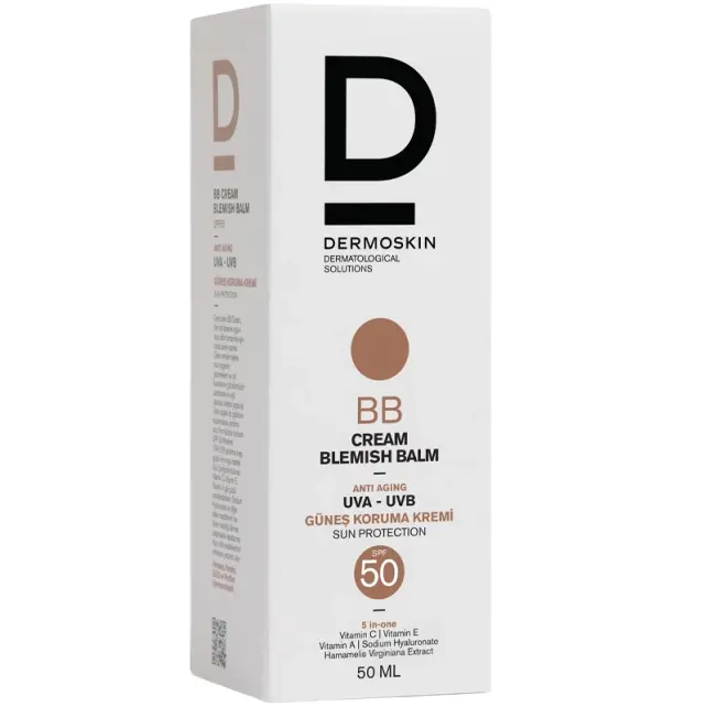 Dermoskin BB Cream Blemish Balm SPF 50 - Güneş Koruyucu Renkli Nemlendirici 50ml - 4
