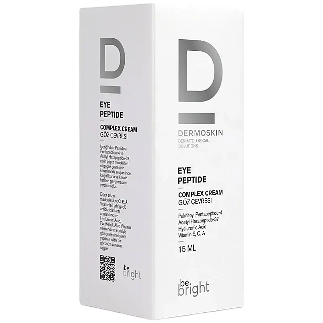 Dermoskin Be Bright Eye Peptide Complex Cream - Göz Çevresi Bakım Kremi 15ml - 2