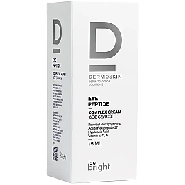 Dermoskin Be Bright Eye Peptide Complex Cream - Göz Çevresi Bakım Kremi 15ml - 3
