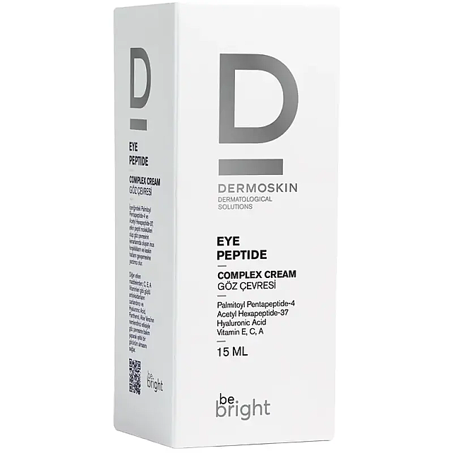 Dermoskin Be Bright Eye Peptide Complex Cream - Göz Çevresi Bakım Kremi 15ml - 3