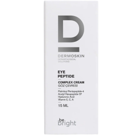 Dermoskin Be Bright Eye Peptide Complex Cream - Göz Çevresi Bakım Kremi 15ml - Dermoskin