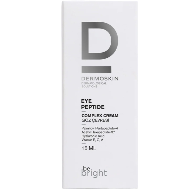 Dermoskin Be Bright Eye Peptide Complex Cream - Göz Çevresi Bakım Kremi 15ml - 1