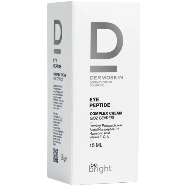 Dermoskin Be Bright Eye Peptide Complex Cream - Göz Çevresi Bakım Kremi 15ml - 3