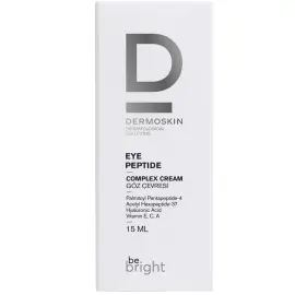 Dermoskin Be Bright Eye Peptide Complex Cream - Göz Çevresi Bakım Kremi 15ml - 1