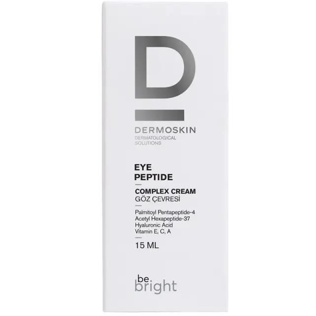 Dermoskin Be Bright Eye Peptide Complex Cream - Göz Çevresi Bakım Kremi 15ml - 1