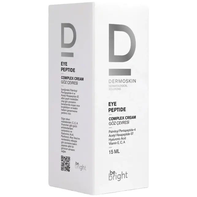 Dermoskin Be Bright Eye Peptide Complex Cream - Göz Çevresi Bakım Kremi 15ml - 2