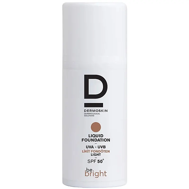 Dermoskin Be Bright Liquid Foundation SPF 50+ Likit Fondöten Light 33ml - 1