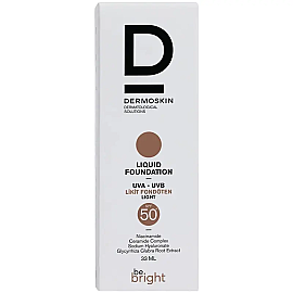 Dermoskin Be Bright Liquid Foundation SPF 50+ Likit Fondöten Light 33ml - 4