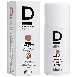 Dermoskin Be Bright Liquid Foundation SPF 50+ Likit Fondöten Light 33ml - 5