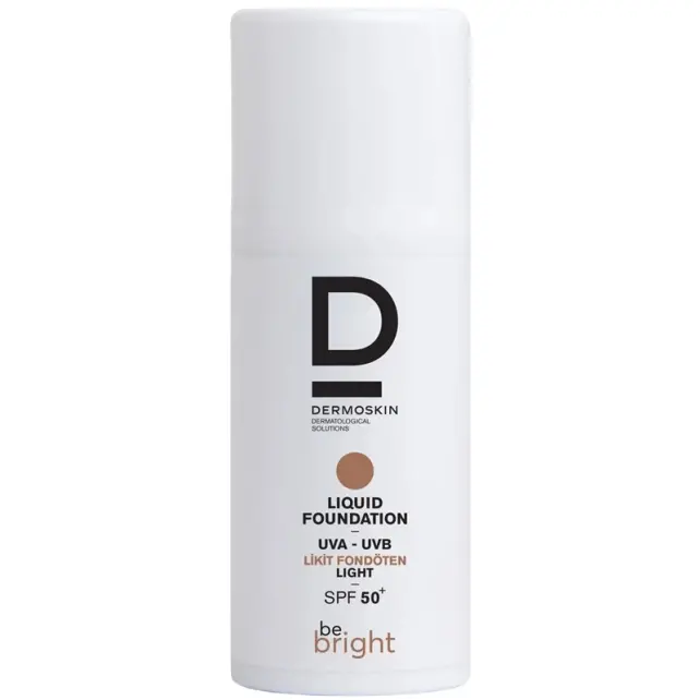 Dermoskin Be Bright Liquid Foundation SPF 50+ Likit Fondöten Light 33ml - 1