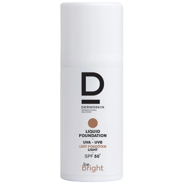 Dermoskin Be Bright Liquide Foundation SPF50+ Likit Fondöten Light 33ml - 1