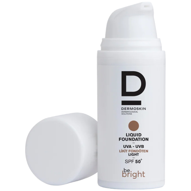 Dermoskin Be Bright Liquide Foundation SPF50+ Likit Fondöten Light 33ml - 2