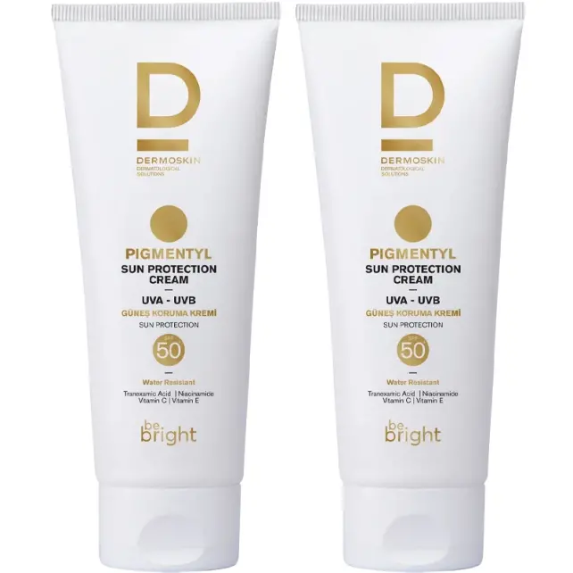 Dermoskin Be Bright Pigmently SPF 50+ Güneş Kremi 2x75ml Set - 1
