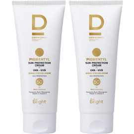 Dermoskin Be Bright Pigmently SPF50+ Güneş Kremi 2x75ml Set - Dermoskin