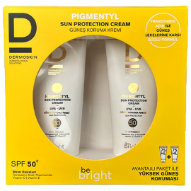 Dermoskin Be Bright Pigmently SPF50+ Güneş Kremi 2x75ml Set - 2