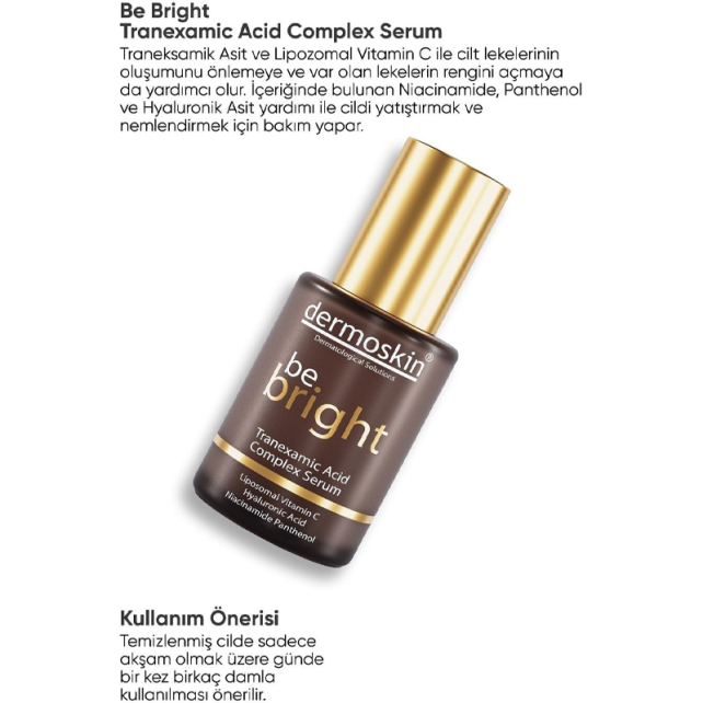 Dermoskin Be Bright Tranexamic Acid Complex - Cilt Bakım Serumu 30ml - 3