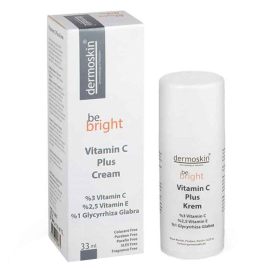 Dermoskin Be Bright Vitamin C Plus Cream - Leke Karşıtı Bakım Kremi 33ml - Dermoskin