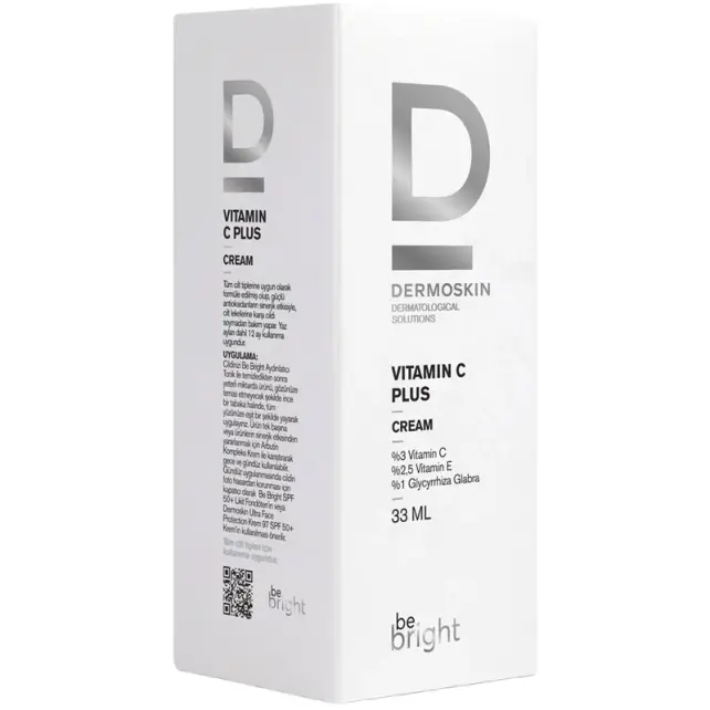 Dermoskin Be Bright Vitamin C Plus Cream - Leke Karşıtı Bakım Kremi 33ml - 3