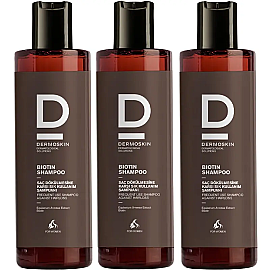 Dermoskin Biotin Shampoo Saç Dökülmesine Karşı Şampuan - Kadın 200ml 3 Al 2 Öde - Dermoskin