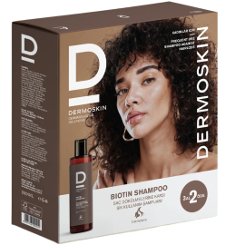 Dermoskin Biotin Shampoo Saç Dökülmesine Karşı Şampuan - Kadın 200ml 3 Al 2 Öde - 3