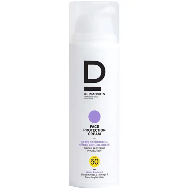 Dermoskin Face Protection SPF 50 Cream - Yüz Güneş Kremi 50ml - 1