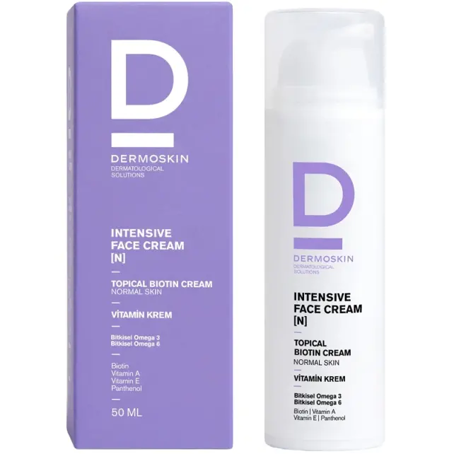 Dermoskin Intensive Face Cream N Topical Biotin - Cilt Bakım Kremi 50ml - 2