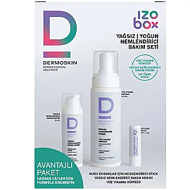 Dermoskin Izobox Yağsız Yoğun Nemlendirici Bakım Seti - Dermoskin