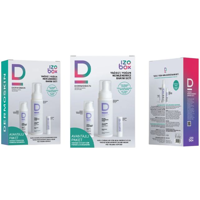 Dermoskin Izobox Yağsız Yoğun Nemlendirici Bakım Seti - 4